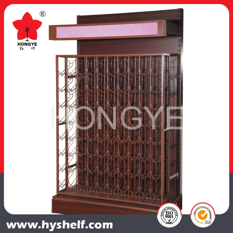 Supermarket Wine Shop Wine Display Metal Shelf