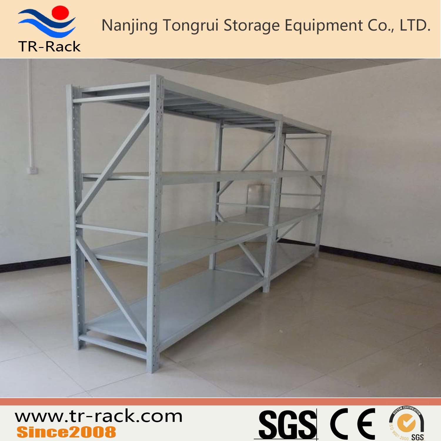 Long Span Steel Warehouse Storage Pallet Rack