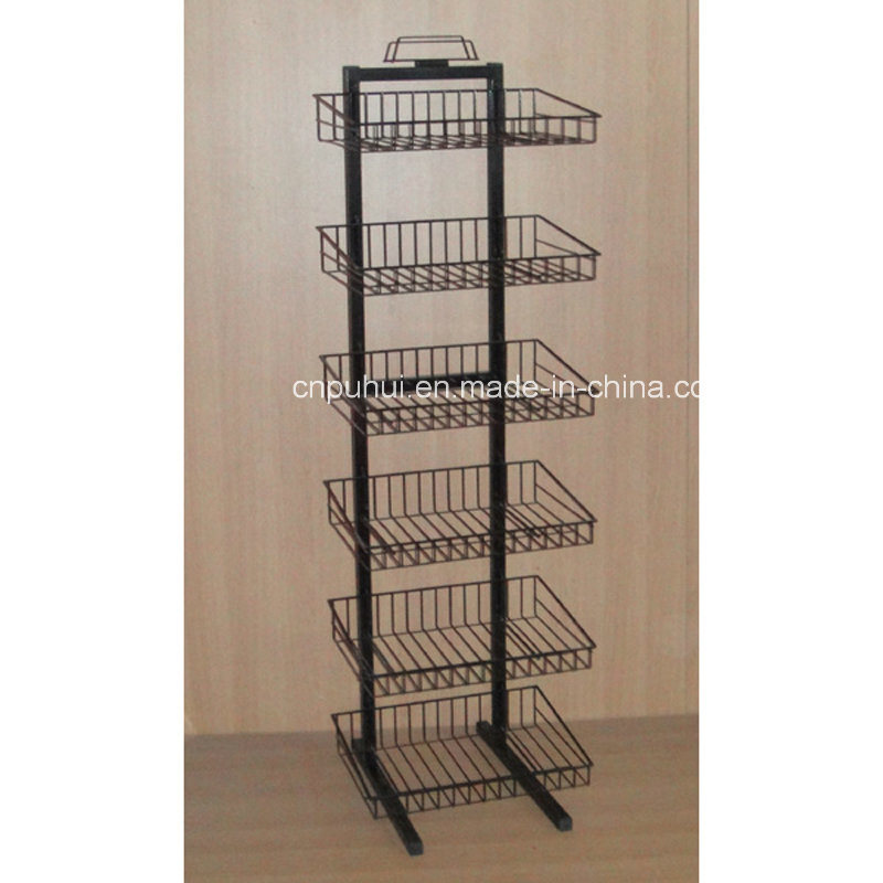 6 Tier Adjustable Wire Basket Rack (PHY323)