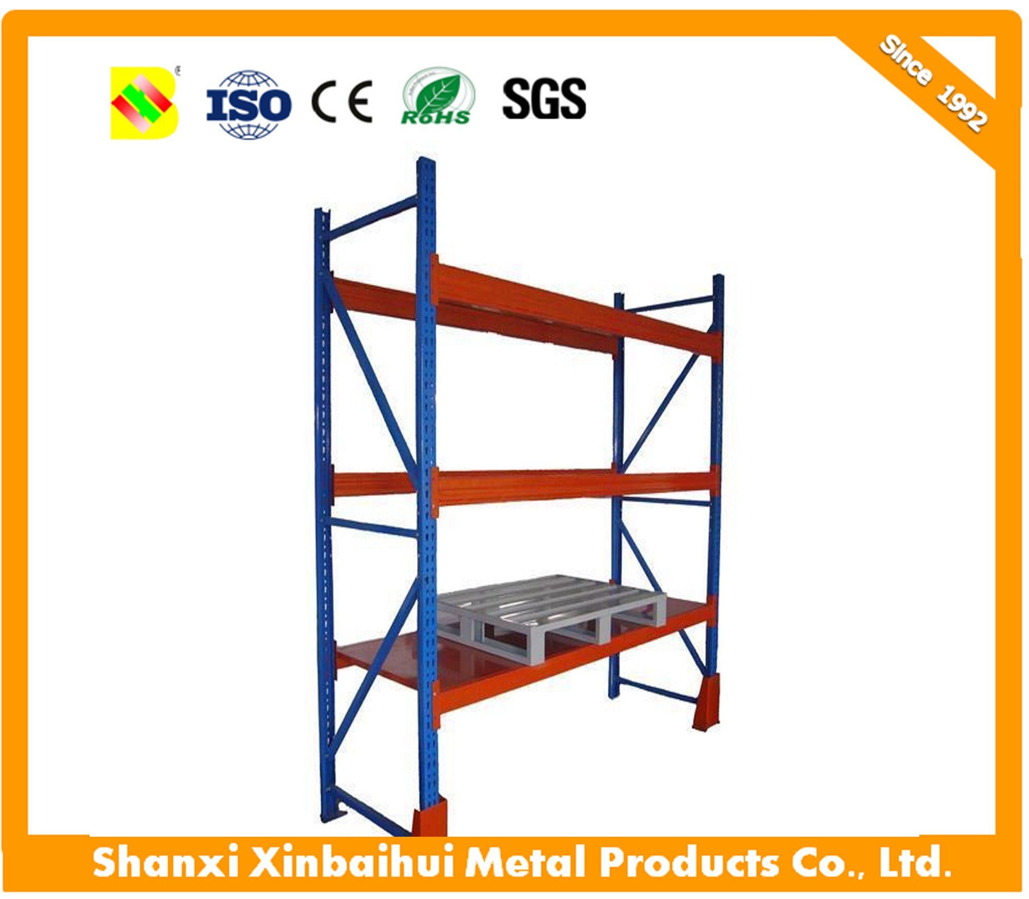 Warehouse Heavy Duty Beam Storage Rack/Heavy Duty Pallet Shelving