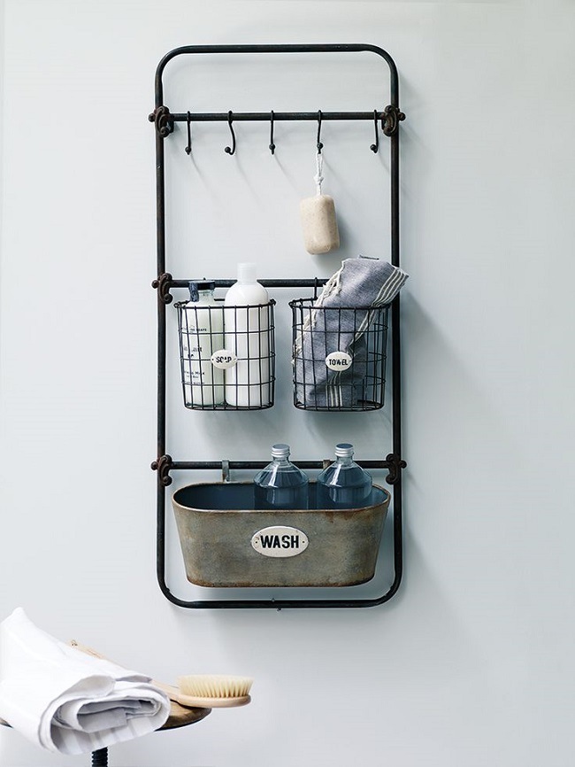 Small Bathroom Storage Bath Rack