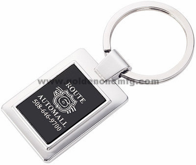 Custom Engraving Rectangle Metal Keyring