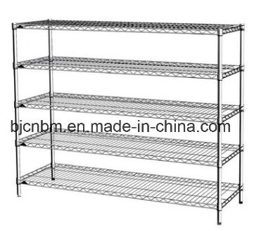 5-Layer Carbon Steel Chrome Anti-Static Industrial Use Wire Shelving