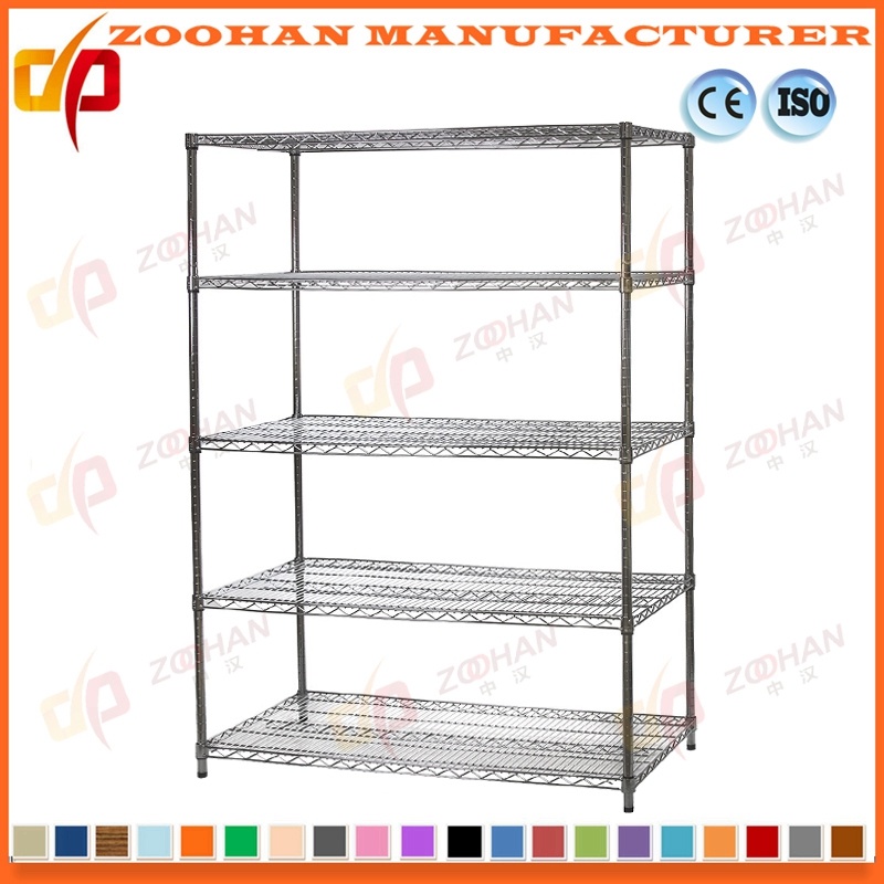 Wire Shelving Unit Garage Storage Racking Wall Shelves Wholesale (Zhw144)