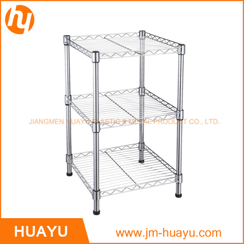 3 Tiers Wire Shelf Storage, Display Stand, Wire Shelving Rack