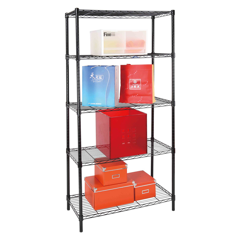 Adjustable 5 Tiers Metal Wire Snack Display Rack Manufacturer (LD9035180A5E)