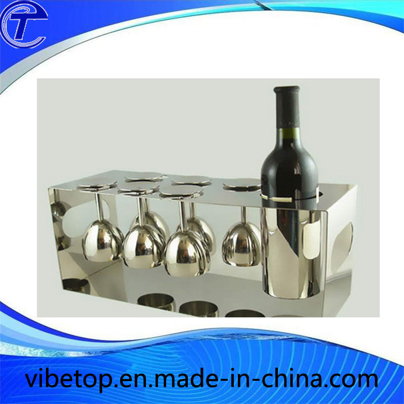 Hot Sale Wine Glass Cup Holder Stainless Steel Shelf (KS-006)