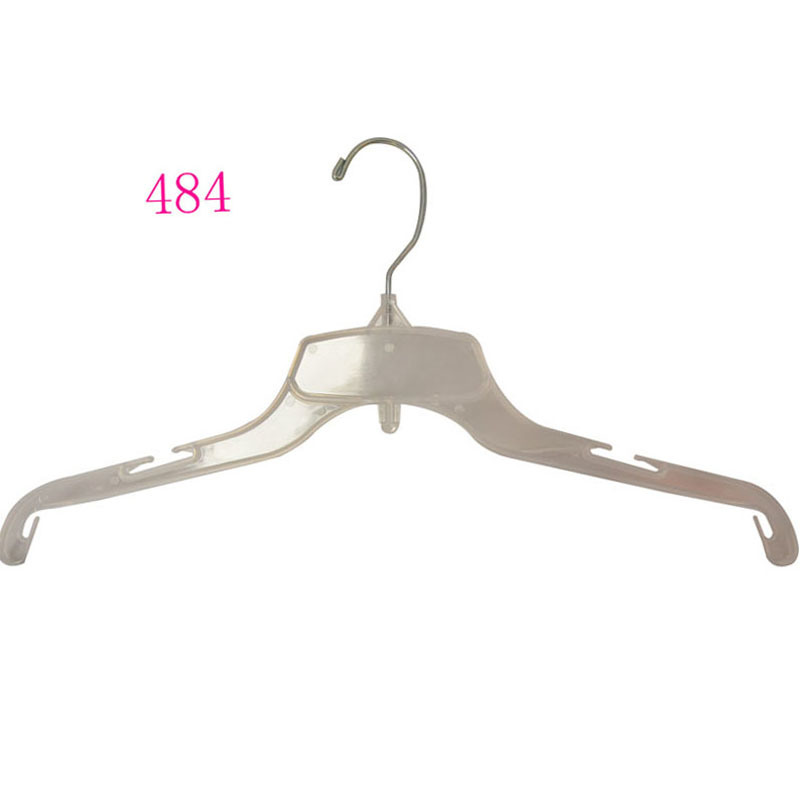 Factory in Dongguan No Slip Shirt Display 484 Clear Plastic Hangers