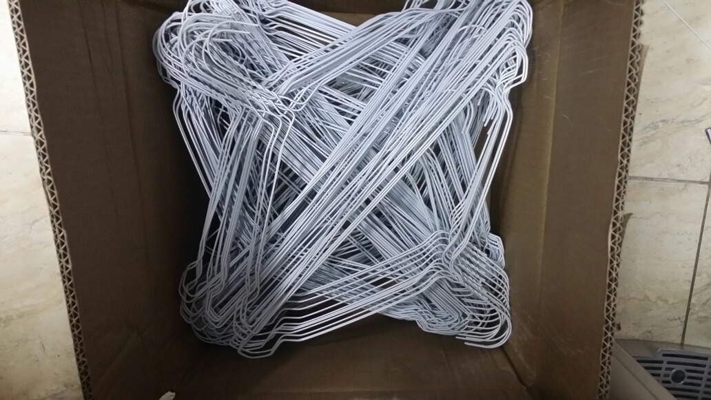 Dry Cleaner Using Pet Coated Wire Hangers