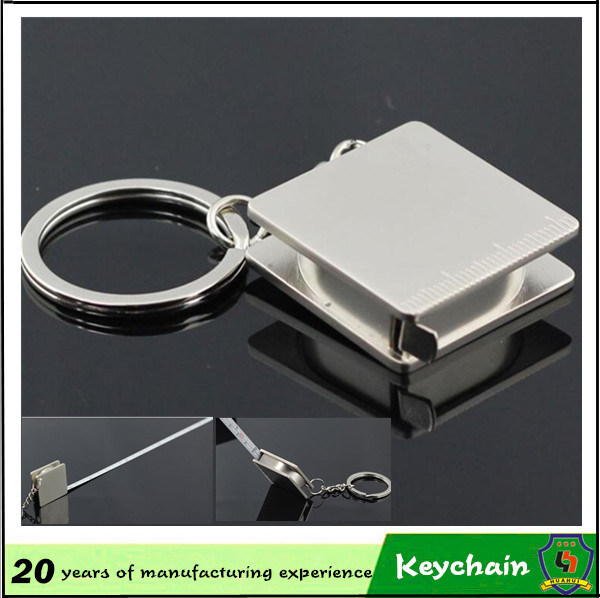 Custom Logo Metal Tapeline Keyring