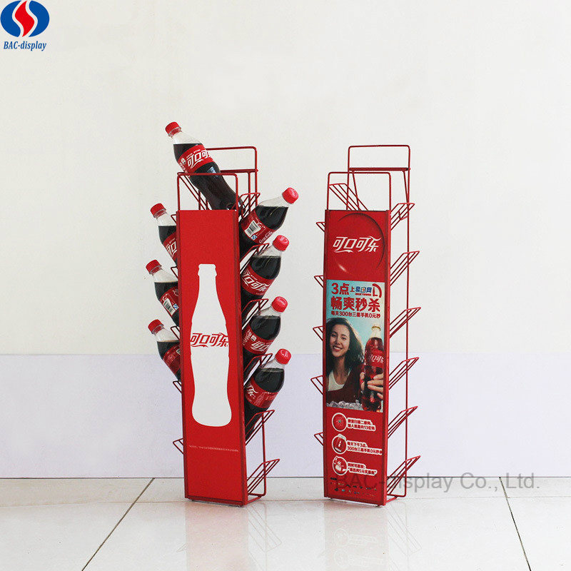 Store Coke Beverage Countertop Wire Iron Display Rack