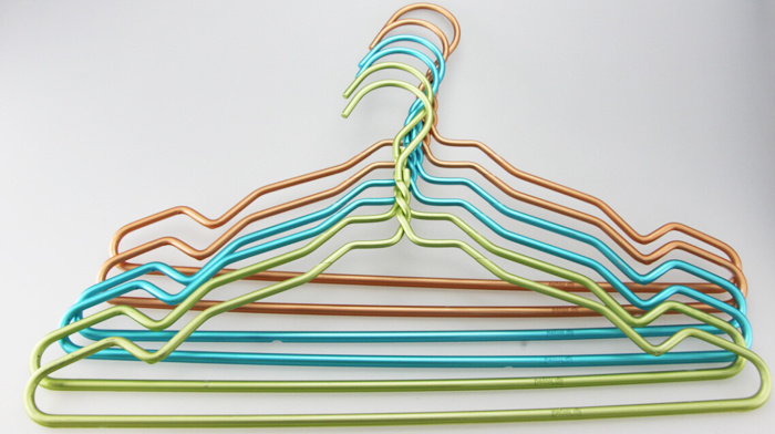 Colorful Hotel Garment Hangers, Metal Hanger