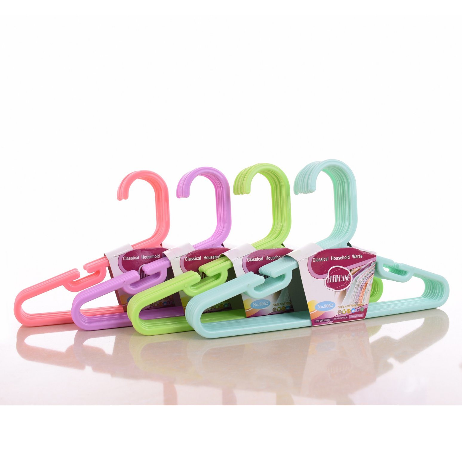 Factory Production Flat Children Plastic Hangers