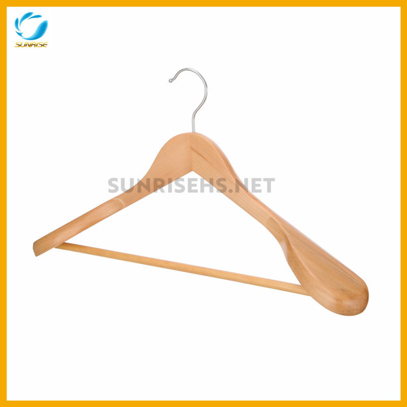 Hotel Guest Room Natural Wood Coat Hanger