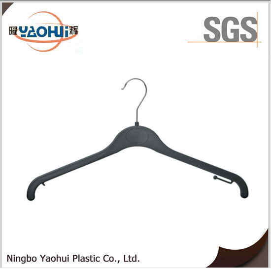 Fashion Women Plastic Hanger with Metal Hook for Display