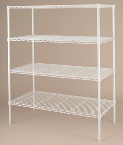 4 Layers Powder Coating Wire Shelving