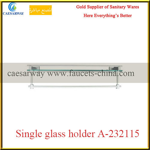 Sanitary Ware Bathroom Brass Fittings Brass Single Glass Holder