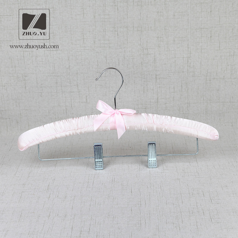 Custom Satin Padded Hanger for Pants and Shirt