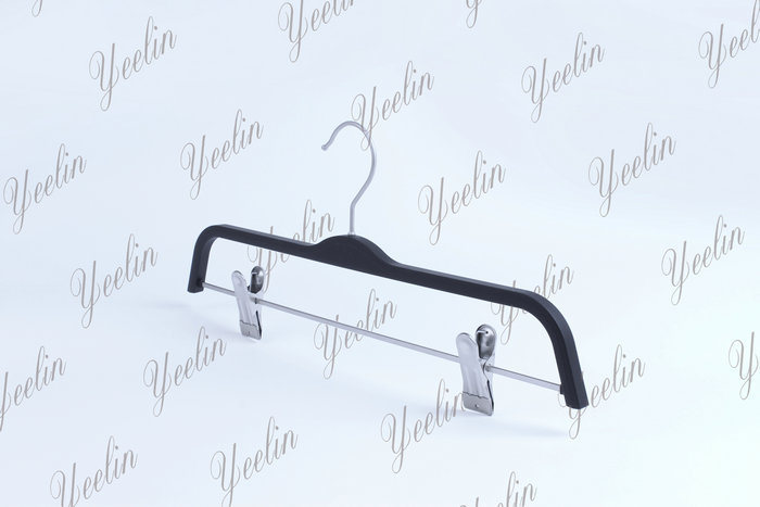 China Supplier of Laminated Hanger with Clips (YLWD33712-BLKS1)