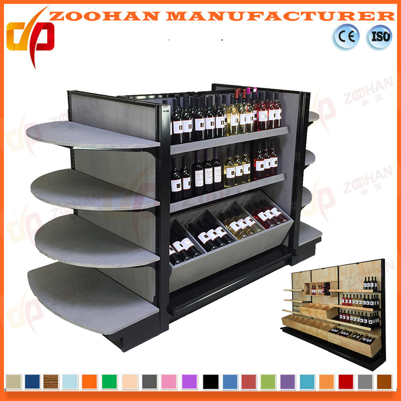 Fashion Customized Boutique Supermarket Retail Store Wooden Shelving (Zhs249)