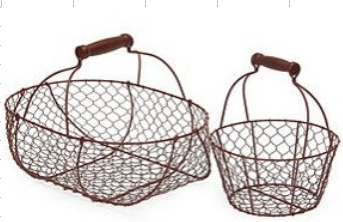 Metal Wire Hand Basket for Daily Use