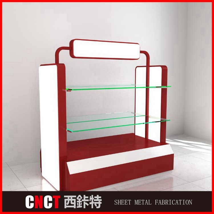 Factory Price Two Layers Floor Tiles Display Racks