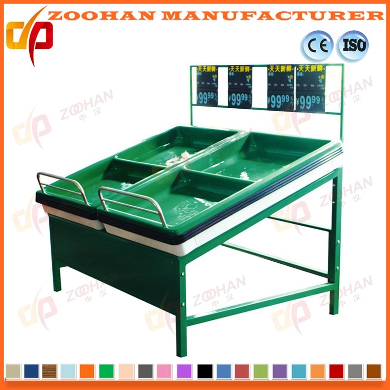 Metallic Vegetable and Fruit Display Stand Rack for Supermaket (Zhv87)