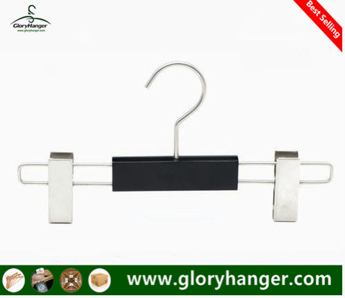 Black Wooden Baby Pants Hanger