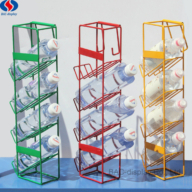 Mineral Water Beverage Metal Hanging Display Rack