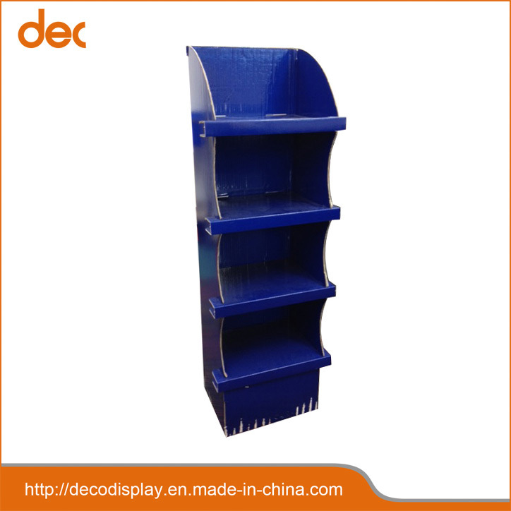 Store Paper Display Stand Drinks Display Shelf