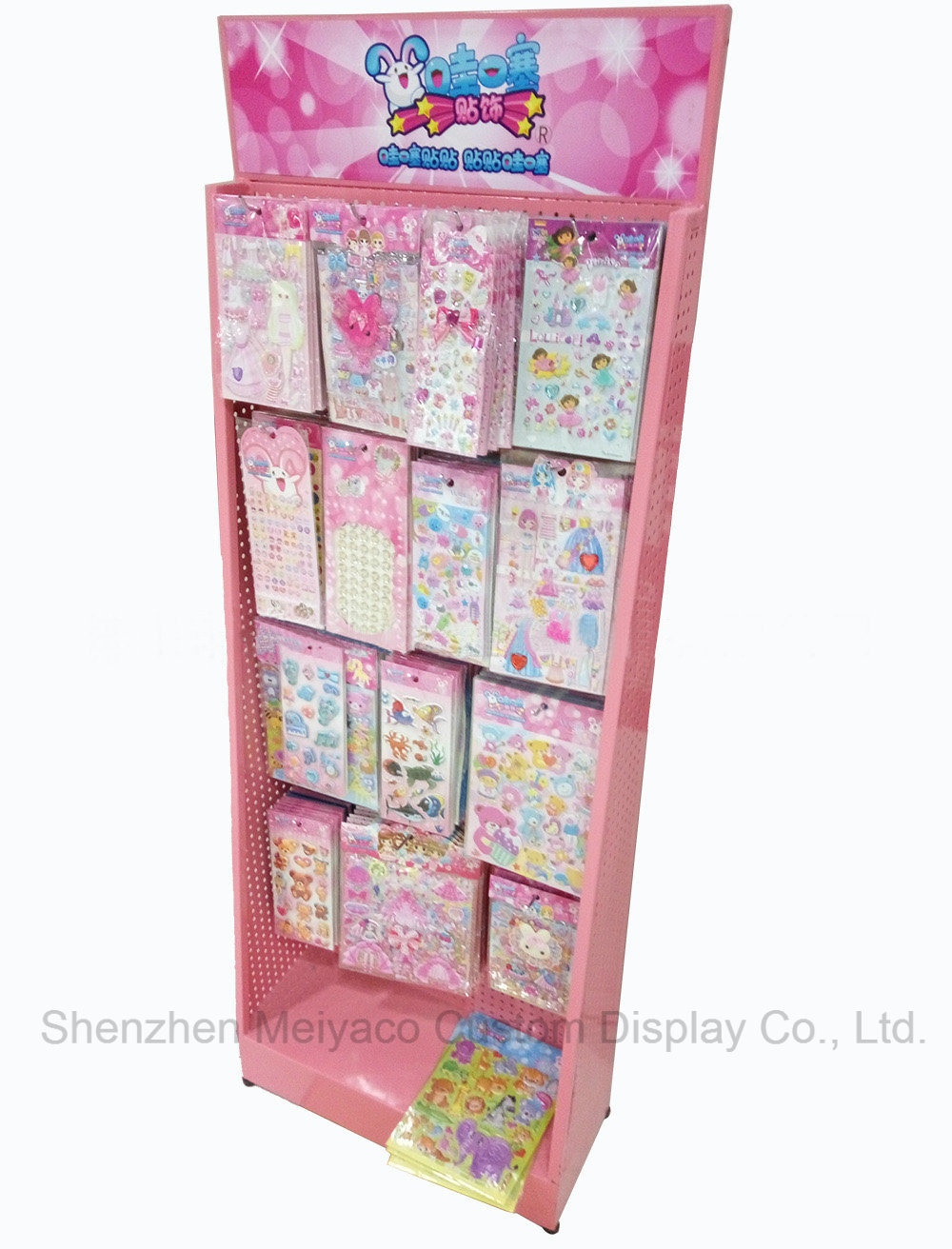 Stationery Shop Children Stickers Hooks Display Rack Toothpaste Toothbrush Chopsticks Shelf