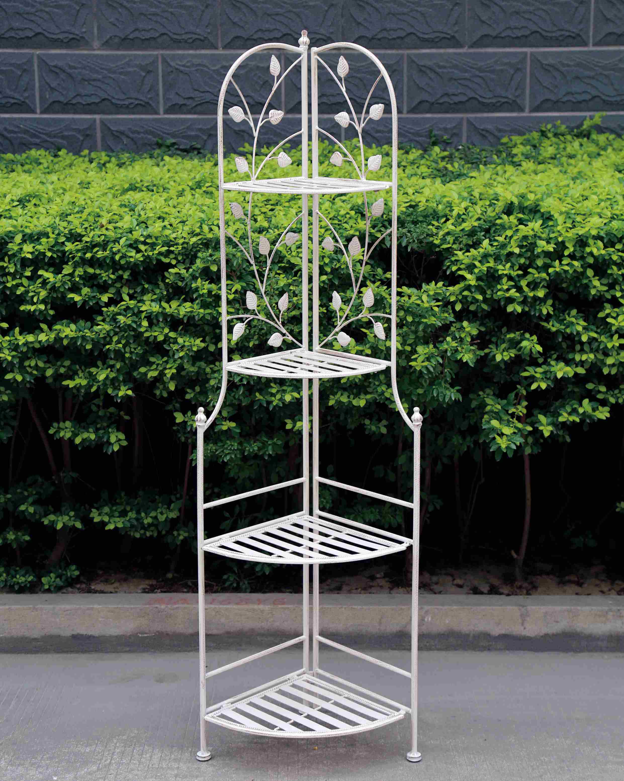 New Style of Iron 4-Tier Corner Shelf