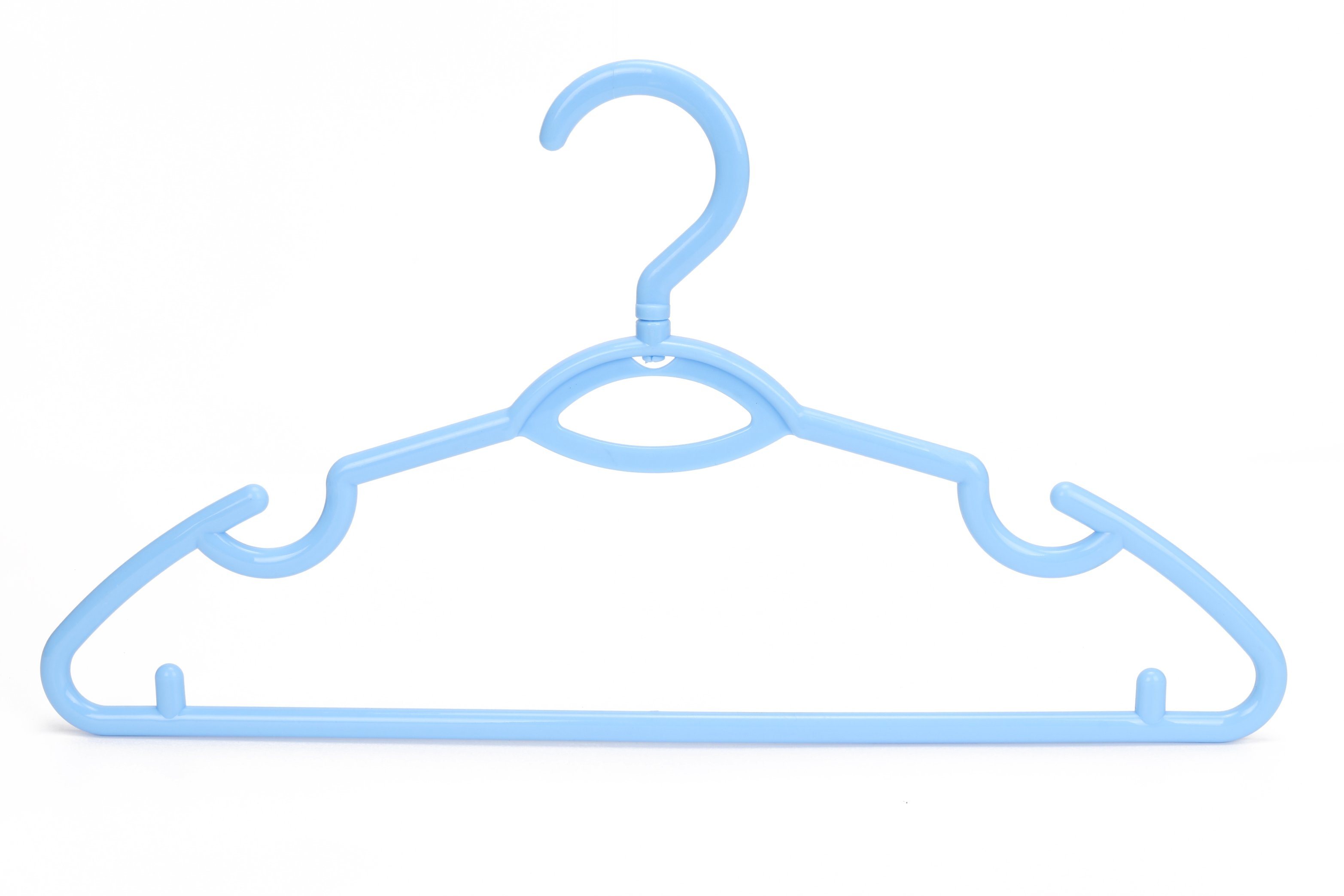 White Colorful Thick Plastic Clothes Hanger Suit Hanger