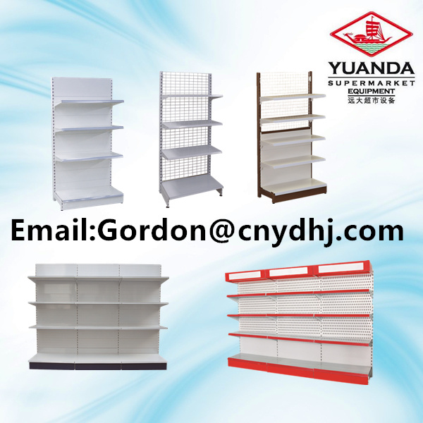 Single Sided Supermarket Shelves for Display