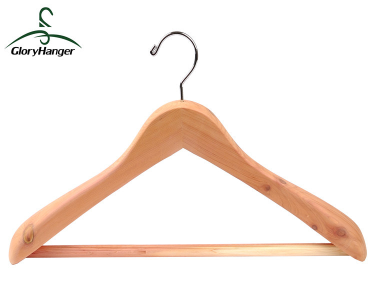 Deluxe Wooden Cedar Hanger for Suit