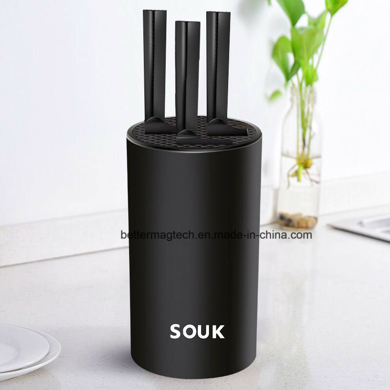 Kitchen Universal Round Knife Block Plastic Knife Storage