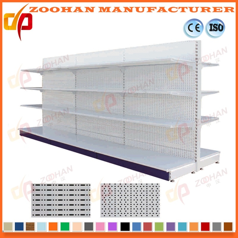 High Quality Double Sided Supermarket Shelf Display Shelving Rack (Zhs3)