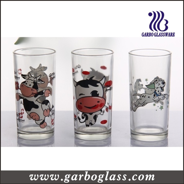 Custom Logo Printing Hiball Glass Tumbler Glass Cup