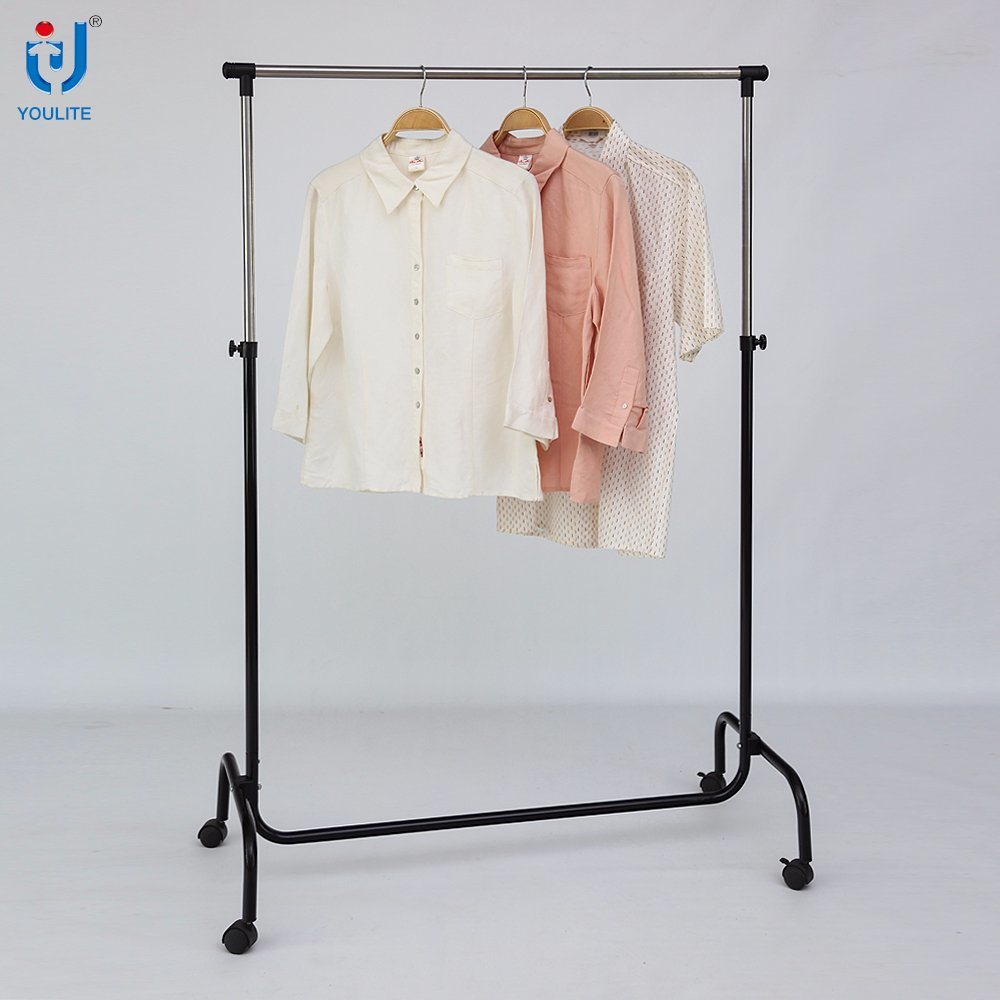 Powder Coating New Design Single Rod Clothes Hanger