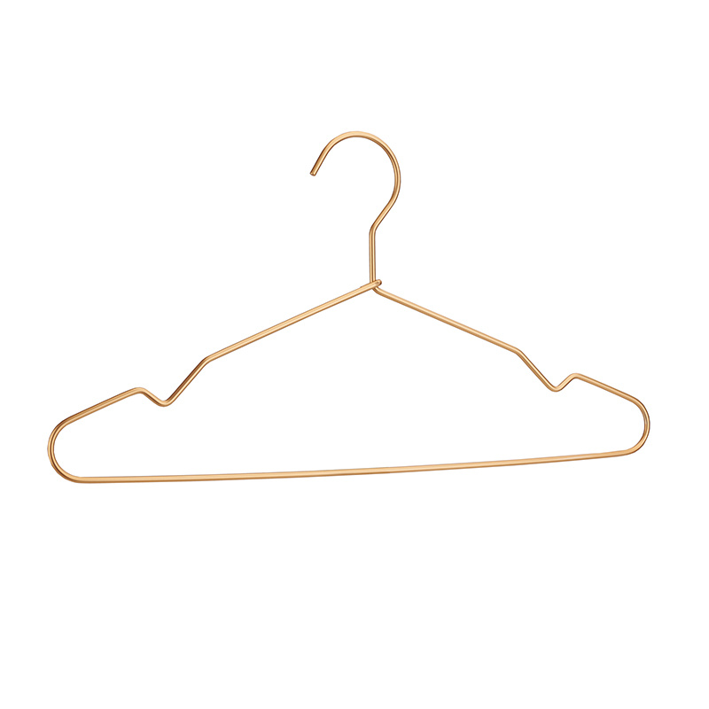 Lightweight Golden Aluminum Metal Suit Hangers (AWH001-G2)