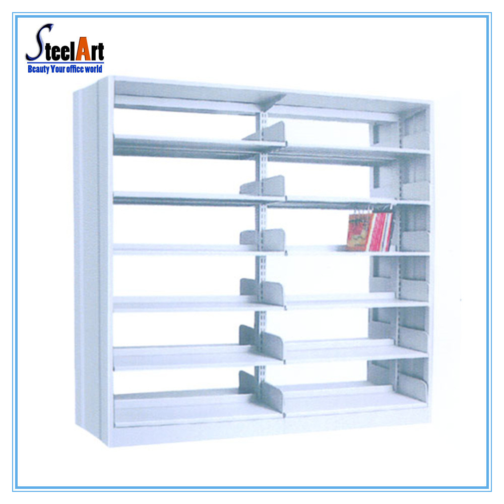 School Furniture Double Sided Steel Book Rack