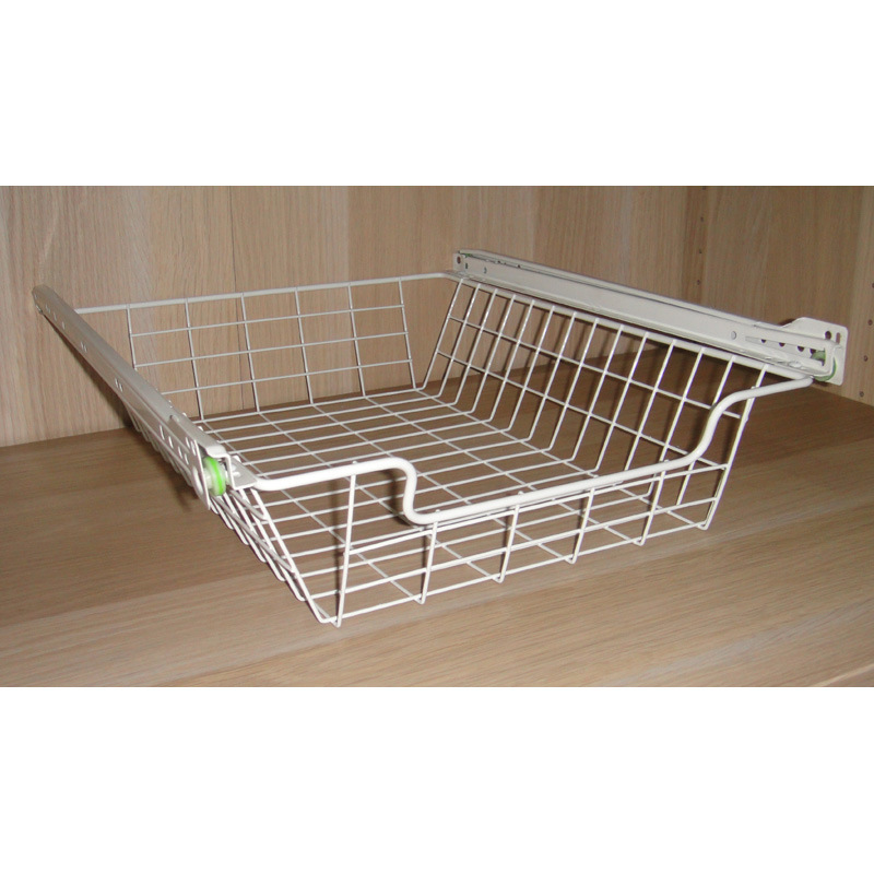 Powder Coated Wardrobe Sliding Basket (LJ7010)