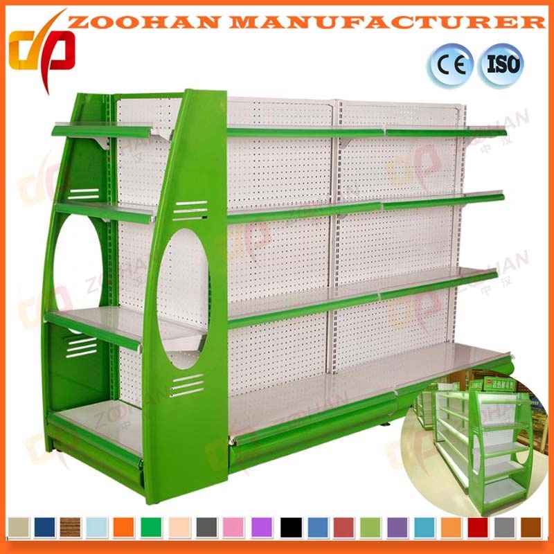 Customized Gondola Supermarket Shelves End Cap Shelf (Zhs81)