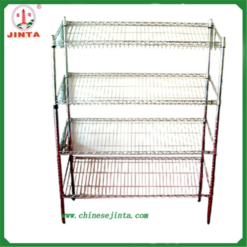 Chrome Plated or Powder Coated Wire Shelf (JT-F05)