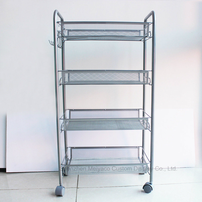 Floor Standing Commodity Storage Metal Spinner Display Rack