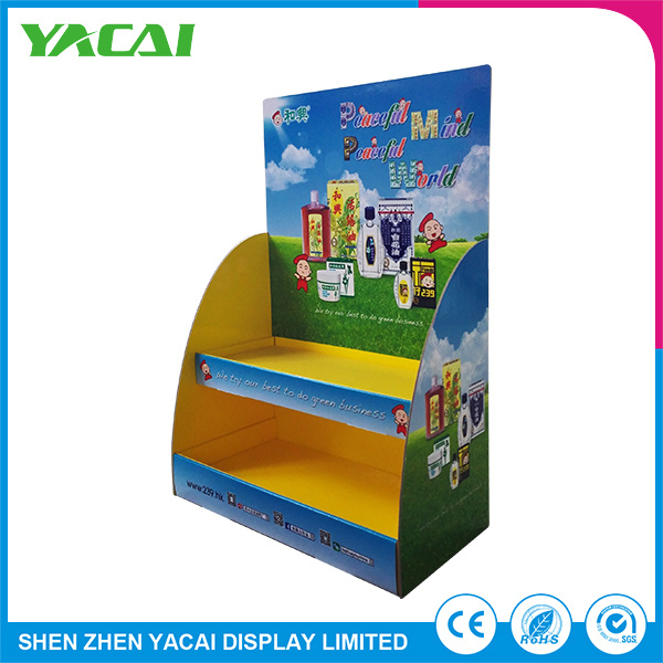 Indoor Cardboard Display Stand Exhibition  Rack