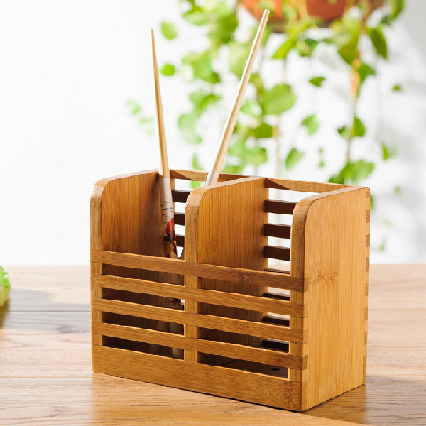 Bamboo Chopstick Holder Utensil Holder Bamboo Chopstick Holder