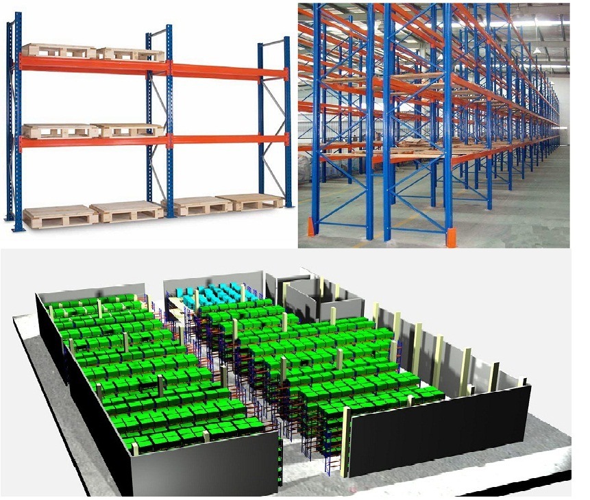 Medium Duty Warehouse Storage Rack