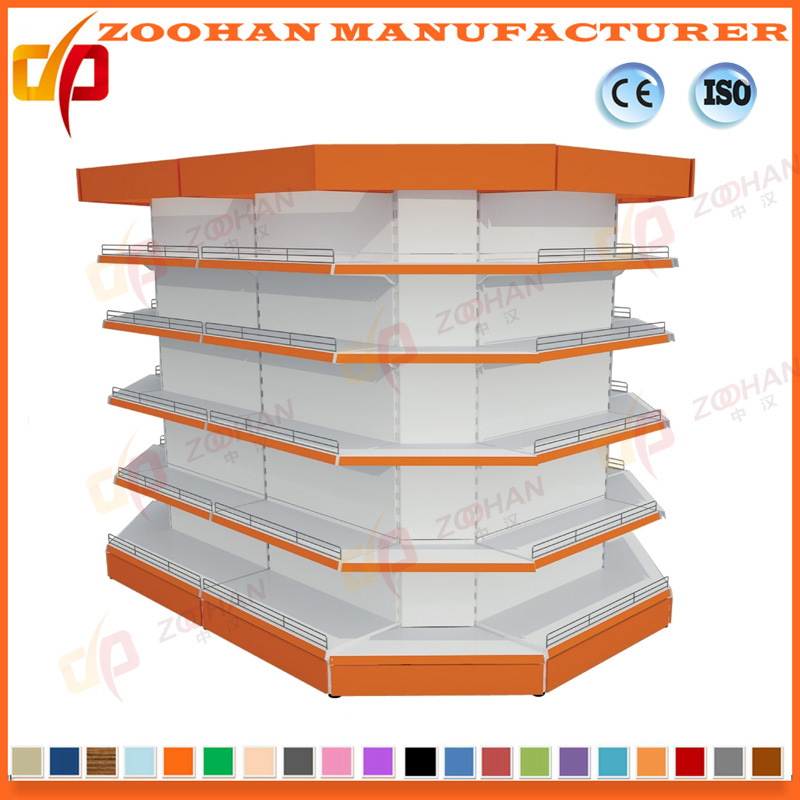 High Quality Round Shelf Supermarket Store Display Shelves (ZHs633)