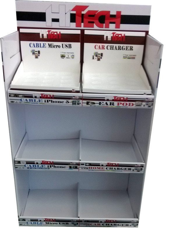 High Quality Paper Display Counter Box with Custom Printing